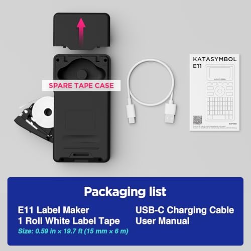 SUPVAN E11 Keyboard & Bluetooth Label Maker Machine