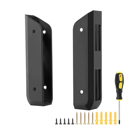 Wall & Under Desk Laptop Mount with Adhesive & Screws in