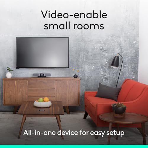 Logitech MeetUp Video Conferencing System 4K 3 Microphones - Black - style: MeetUp