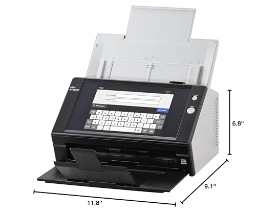 Fujitsu N7100E Network Scanner with Large Touch Screen (Renewed)