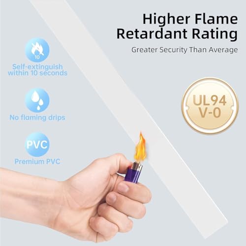 Delamu Cord Hider for Wall Mounted TV, 113.6in Paintable Cable Cover System, Self-Adhesive Cable Management Raceway Kit Hides 2-3 Wires, Baseboard Wire Hider Easy Installation, W 0.95 H 0.55in, White - size: 113.6 in L X 0.95 in W X 0.55 in H