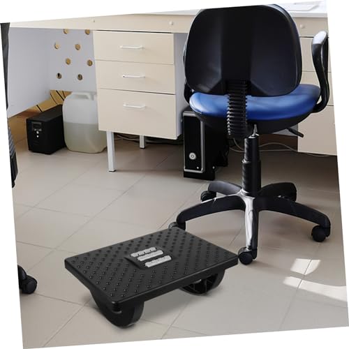 Tofficu Ergonomic Non-Skid Foot Rest for Office Home Rocking Footstool Under Desk Lightweight Material Comfortable Foot Support for Daily Use