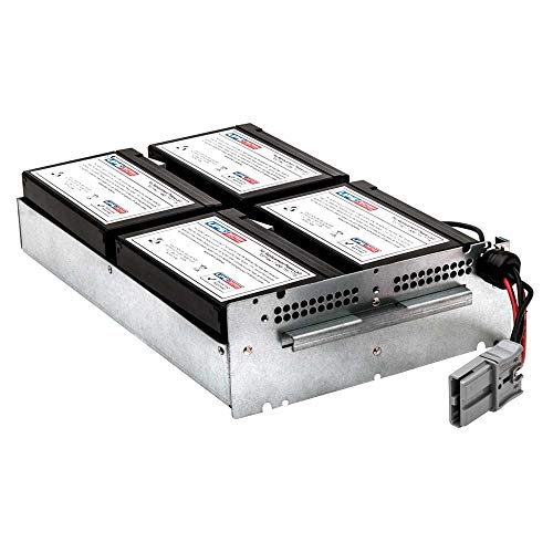 UPSBatteryCenter APC Smart-UPS 1000VA LCD RM 2U SMT1000RM2U Compatible Replacement Battery Pack