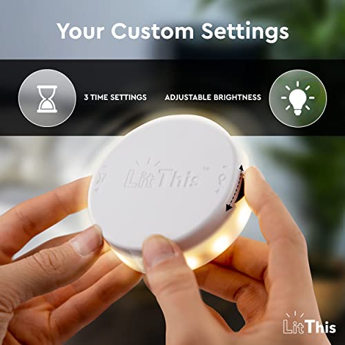 Under Bed Light, Ready-To-Use, No Setup, 360° motion activated night light