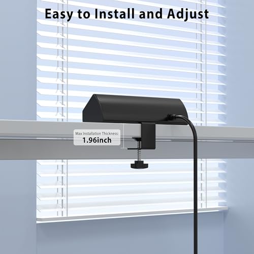 Jgstkcity Desk Clamp Power Strip,Edge Mount,4 USB C,65W,1200J,Black - color: Black, size: 6 FT