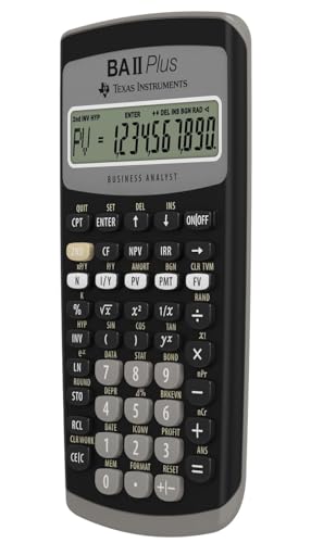 Texas Instruments BA II Plus Professional Advanced Financial Calculator