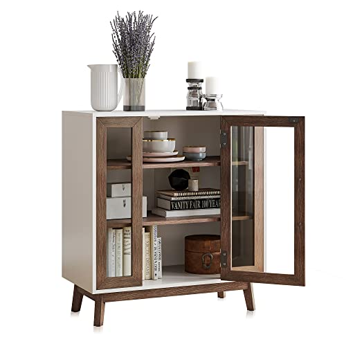 BELLEZE 31" Storage Cabinet-Brown - color: 31''brown, size: 1