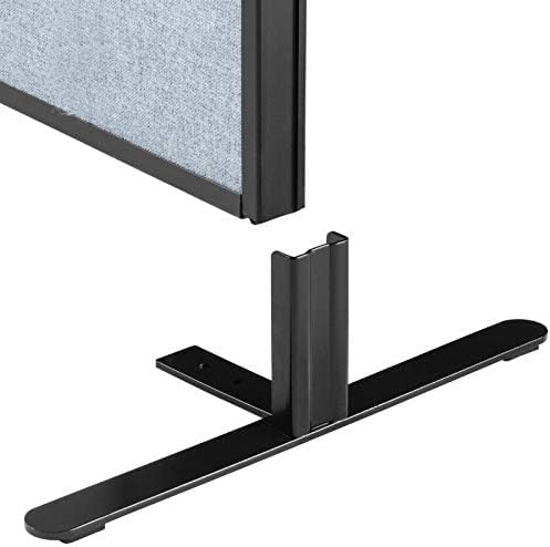Global Industrial Freestanding Office Partition Panel, Blue, 36.25 Inch Width x 42 Inch Height, 1 Piece, for Office Design and Workplace Productivity