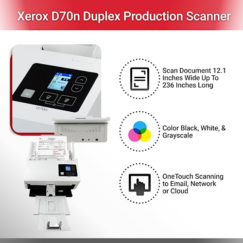 Xerox D70n Duplex Production Scanner with Document Feeder