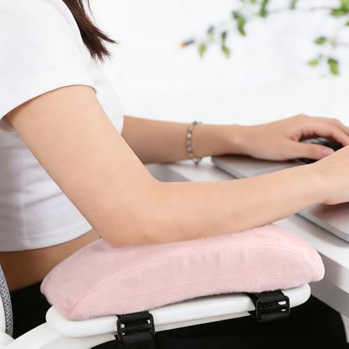 PATIKIL Office Chair Arm Pads 1Pair Office Chair Arm Cover 30x8x5cm Black - color: Black