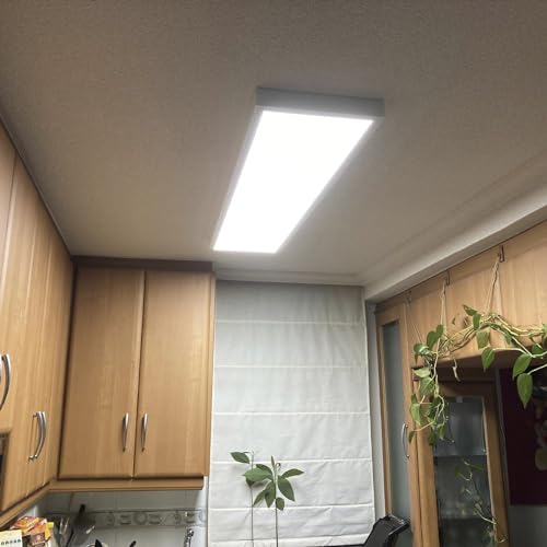 LED ATOMANT 2 Pack 1x2 LED Surface Mount Panel Light 40W 4000LM, 5CCT Selectable 3000K/3500K/4000K/4500K/5000K, Power Selectable 20W to 40W, Dimmable with 0-10V Dimmer - size: 2 Pack