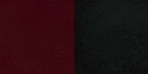 Flash Furniture Hercules Metal Ladder Back Restaurant Barstool, Burgundy - color: Burgundy Vinyl Seat/Black Metal Frame, size: Set of 1