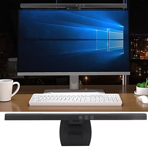 Computer Monitor Light Bar, Wireless USB - C Monitor Lamp with Asymmetric Light Source, 3 Color Temperature Adjustment, Infinitely Dimmable Screen Light Bar for 15–25