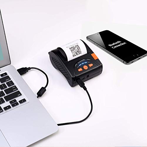 MUNBYN IMP001 Receipt Printer 58mm Mini Wireless POS Thermal