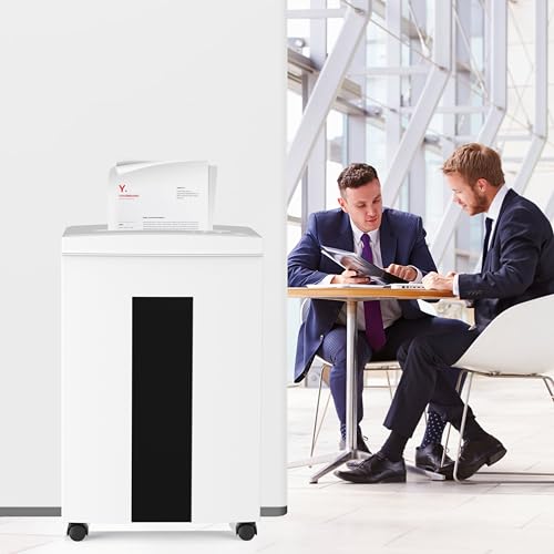 WOLVERINE SD9113 P4 Cross Cut Paper Shredder, Quiet,18 Sheet, 60 Min, White - color: White