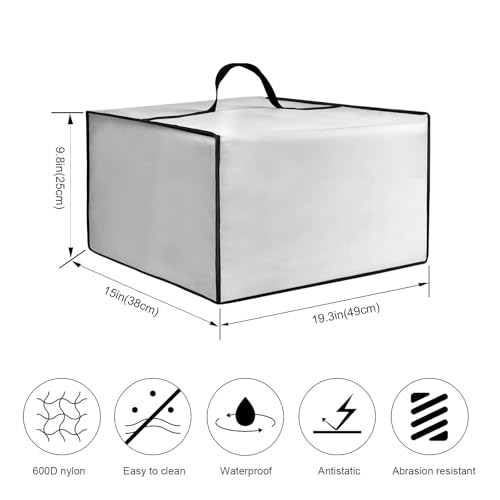 Printer Dust Cover for HP OfficeJet Pro 8125e/ OfficeJet Pro 9125e Printers - color: Silver