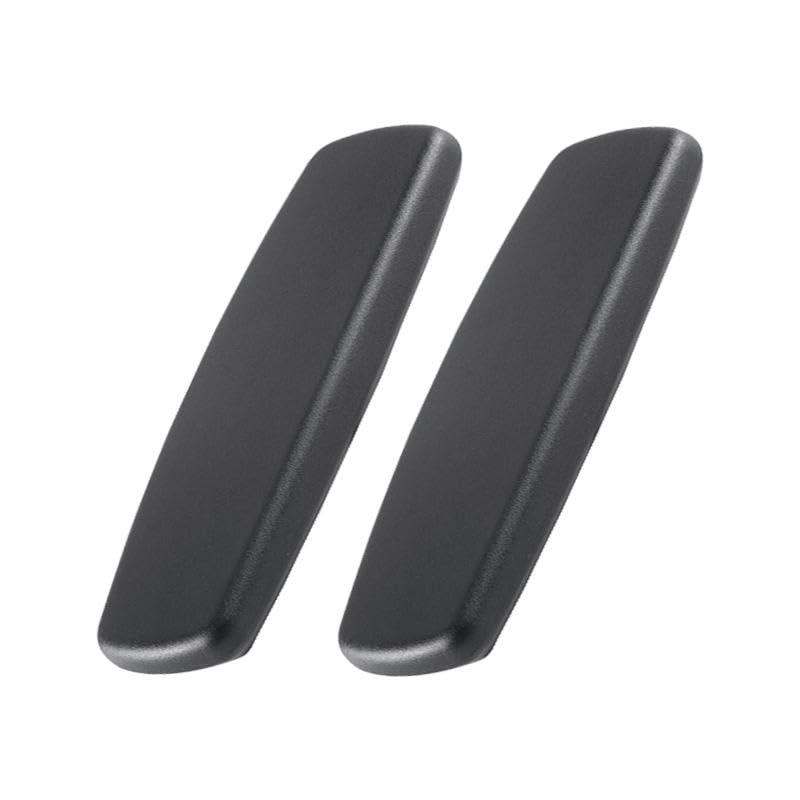 2 Pieces Office Chair Replacement Arm Pads Easy Installation PU Leather Universal, 24.7x9cm - color: 24.7x9cm