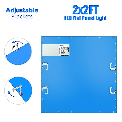 4 Pack 2x2 LED Flat Panel Lights for Drop Ceiling 45W, 5800LM - size: 4pack--2X2FT