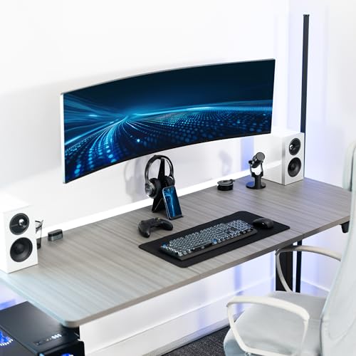 VIVO White Single Ultrawide Wall Mount, Up to 49 in Screens, MOUNT-VW01MW - color: White, size: 75x75mm to 100x100mm VESA