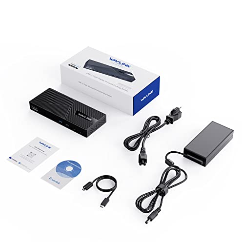 WAVLINK Displaylink Docking Station 3 Monitors for Mac(M1-M5, Neo), Windows - color: 63PD25