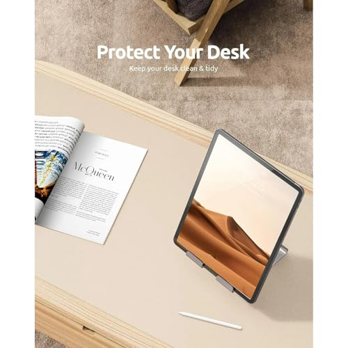 Desk Pad, Leather Non-Slip Laptop Computer Desk Keyboard Mat, Table Protector Blotter Mat, Large Mouse Pad (24" x 12")-Creamy White - color: Creamy White