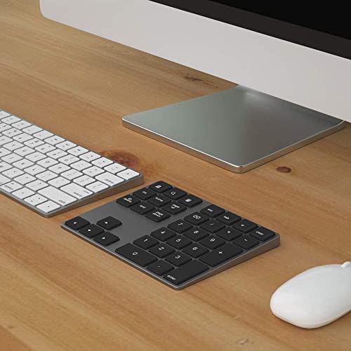 JOYEKY Wireless Number Pad Bluetooth Numeric Keypad for Laptop | Number Pad for Laptop,USB-C Rechargeable,34-Keys Bluetooth Numeric Keypad - size: L325