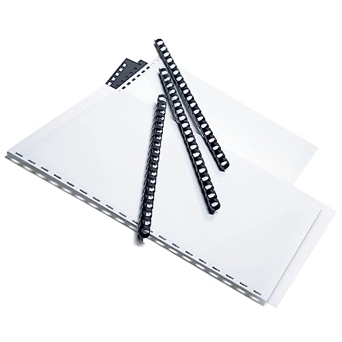 Office Depot® Brand 3/8" Binding Combs, 55-Sheet Capacity, Black, Pack Of 25