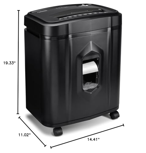 Aurora AU1645XA 16-Sheet Cross-Cut Paper and CD/Credit Card Shredder/5-Gallon Pullout Basket/ 30 Minutes Run Time - color: Black, size: 16-Sheet CrossCut