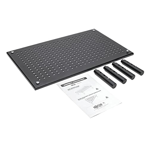 Tripp Lite Computer Monitor Stand, Adjustable Height, 18 x 11 in., Metal, Black (MR1812M) - style: 18 x 11 in