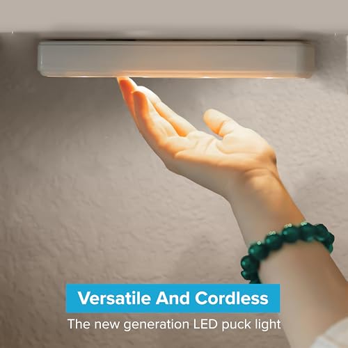Stick On Touch Wireless Lights with Remote - 8.5"L Battery-Powered LED Under Cabinet Lighting for Kitchen, Closet, Pantry - 2 Pack Easy Install and Adjustable Brightness, 80 Lumens - size: 2 pack, style: Remote Control