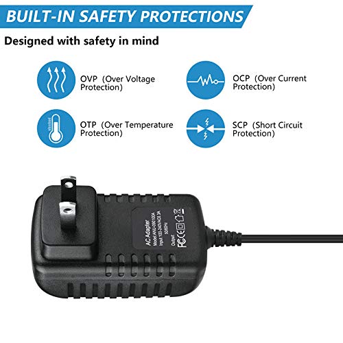4FT Cable AC DC Adapter Charger Power Supply for LinkSys WPS54G Wireless-G Print Server