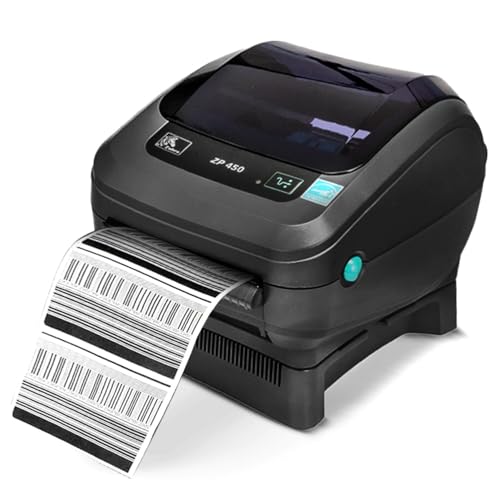 Zebra ZP450 Thermal Label Printer – 4x6 Direct Thermal Shipping Label Printer, USB Barcode & Address Label Maker for Small Business, Warehouse & Online Sellers (Renewed)