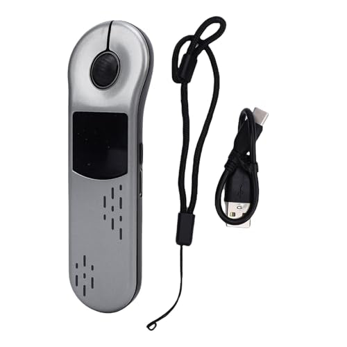 ciciglow Air Mouse, Rechargeable Wireless Presenter, 2.4G Bluetooth Presentation Clicker Mouse with Touchpad, Wireless Presenter Remote for PC Laptop PPT Pointer Camera (Grey) - color: Grey