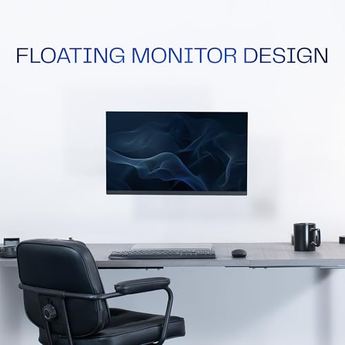 VIVO Single Monitor Counterbalance Wall Mount for 32 inch Screens up to 19.8 lbs, Full Motion, Max VESA 100x100, Black, MOUNT-V001G - size: Up to 32", style: Single Mount