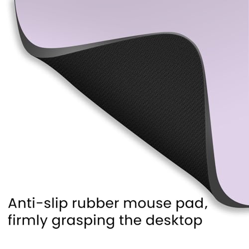 Small Mouse Pad 6 x 8 Inch, Horizontal and Vertical Flexible use. Great for Traveling, Wireless laptops, Keyboard Trays, Offices, etc. (Purple) - color: purple