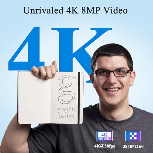 PTZ Camera 4K UHD with 20X Optical Zoom,Video Conference Room Camera,Live Streaming for Church Worship,USB HDMI IP POE Work with Vmix,Zoom,OBS,YouTube,Facebook Livestream