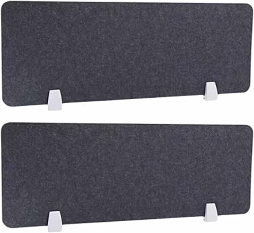2 Pack Soundproof Desk Dividers | Freestanding Privacy Panels | Office Partitions for Noise Reduction & Visual Distractions | Effective Desk Divider Solution - color: B, size: 30x80cm