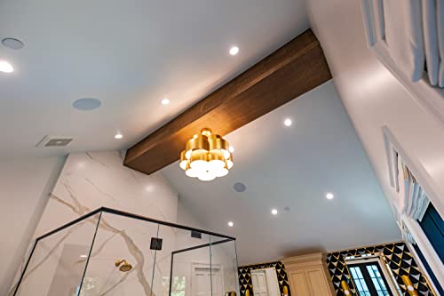 HALO LTB 6-inch Selectable CCT (3000K-5000K) Integrated LED, White Recessed Light, Dimmable Retrofit Trim - size: 6 inch, style: 3CCT Old Version