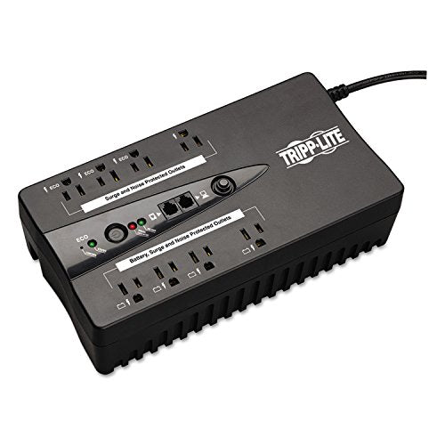 Tripp Lite ECO550UPS ECO550UPS Desktop UPS System, 8 Outlets, 550 VA, 420 J
