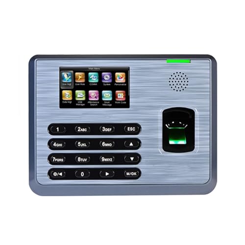Biometric Employee Time Attendance Machine 3-inch Touch Screen Biometric Fingerprint Reader for Time Attendance Clock for Offices, Factories, Hotels, Schools and More(TX628 ID) - size: TX628 ID