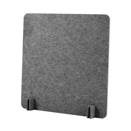 Desk Divider Felt Table Partition Acoustic Privacy Screen Noise Reducing Removable Panel Lightweight Structure Freestanding Suitable for Classroom, Dark Gray 40x40 cm - color: Dark Gray 40x40 Cm