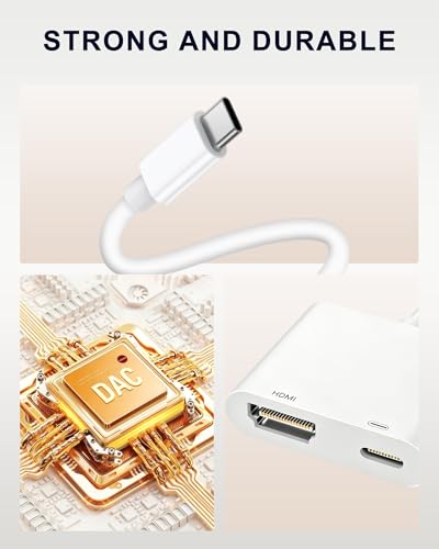 USBC to Hdmi Adapter Cable Hdmi to USB C iphone to Hdmi Adapter for Tv