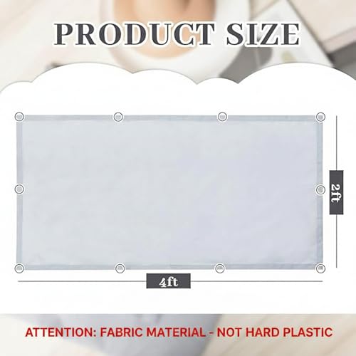 Patelai 4x2 Feet Light Covers for Classroom, Magnetic,Simple Gray Style | Sky Cloud Print for Office Decor, Drop Ceiling Compatible, 10 Magnets Included, Filters Harsh Fluorescent Lighting - style: Simple Gray Style