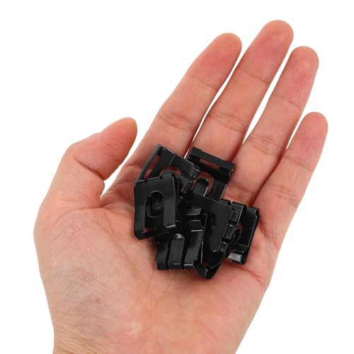 30pcs Gas Lift Retaining Clip for Office Chair - M10 Anti-Vibration Shaft Retainer for Pneumatic Cylinder Base Locking, Furniture Hardware - size: 2.25X1.80X0.60CM