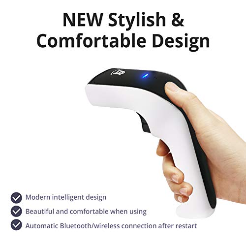ScanAvenger Wireless Portable 1D&2D Bluetooth Barcode Scanner: Hand Scanner 3-in-1, Cordless, Rechargeable Scan Gun for Inventory - USB Bar Code/QR Reader (1D&2D with No Next Gen Stand)… - style: 1D&2D With No Next Gen Stand