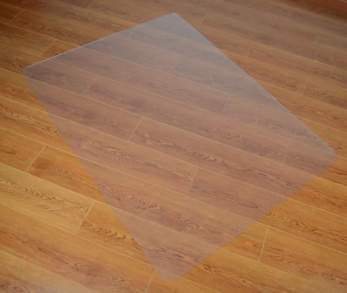 Heavy Duty PVC Chair Mat for Hard Floors, 2 mm Thick (48" x 60" Rectangle) - size: 48" x 60" Rectangle