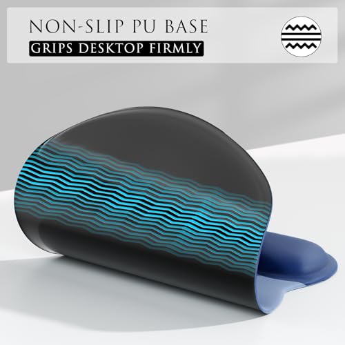 MROCO Ergonomic Mouse Pad with Gel Wrist Rest, 9.4 x 8.1 in, Blue Gradient - color: Blue Gradient