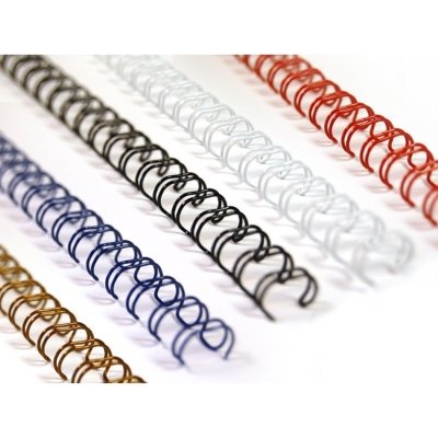 9665213G GBC Twin Loop Wire-O Wire Binds 1 1/4 2:1 Red 100 Pcs.