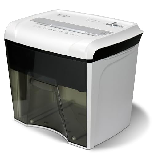 Aurora Desktop Style High-Security Anti-Jam 12-Sheet Micro-Cut Paper and CD/Credit Card/Junk Mail Shredder with 1.8 Gallon Pullout Basket/Security Level P-4 - style: 12-Sheet Microcut / P4