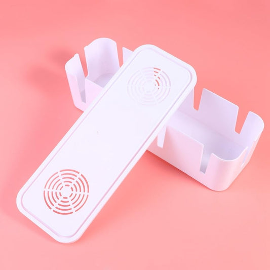 Angoily Cable Management Box Cord Organizer Strip Organizer - color: White